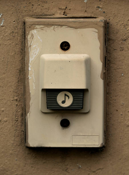 istock Old doorbell on the wall 688573368
