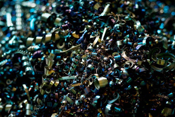 istock Metal shavings close up 688576398
