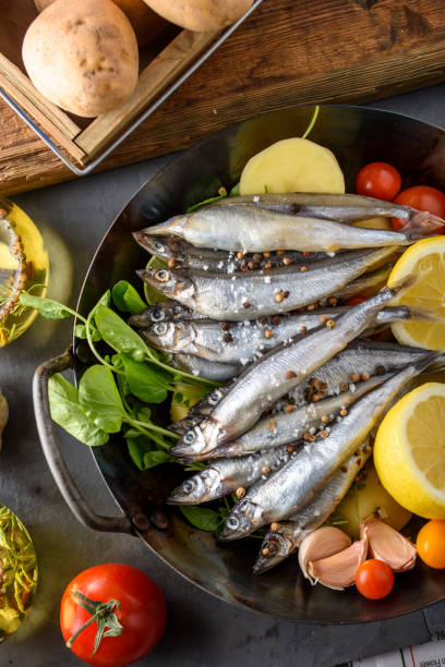 istock Fresh Sardines in wok 688588158