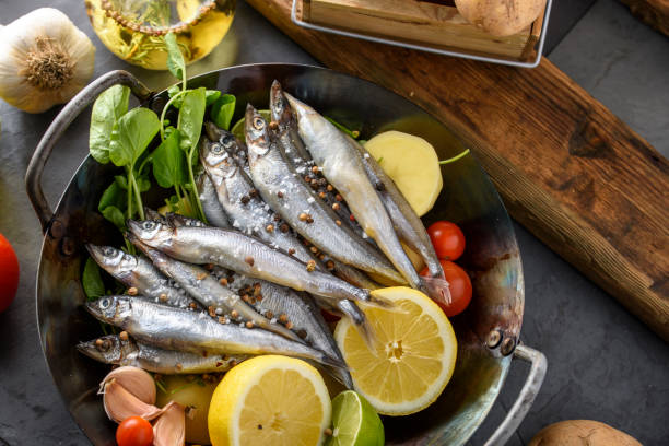 istock Fresh Sardines in wok 688588522