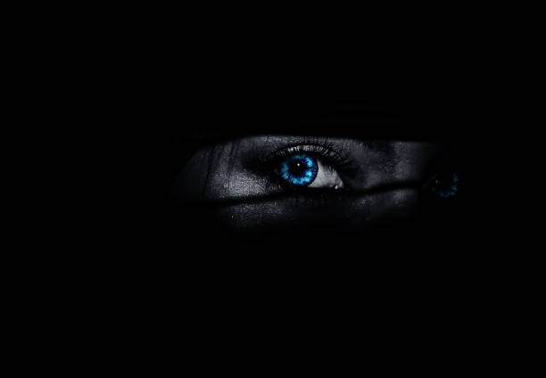 istock Woman eye feeling fear 688589816