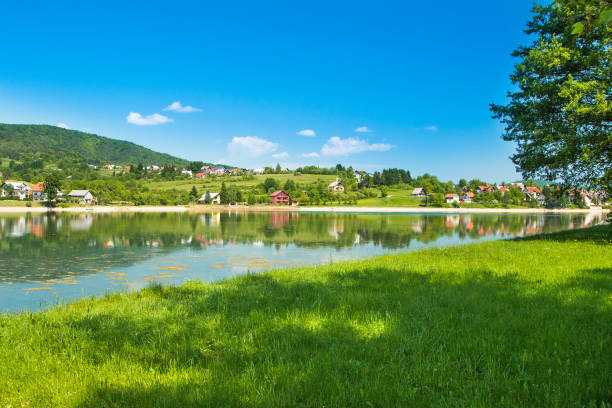 istock Sabljaki lake Ogulin, Croatia 688590504