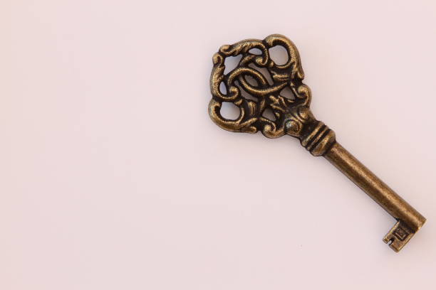 istock Metal key in antique look 688594184