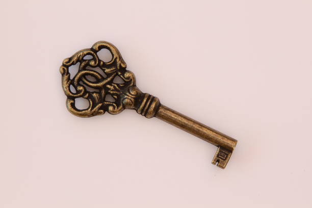 istock Metal key in antique look 688594214