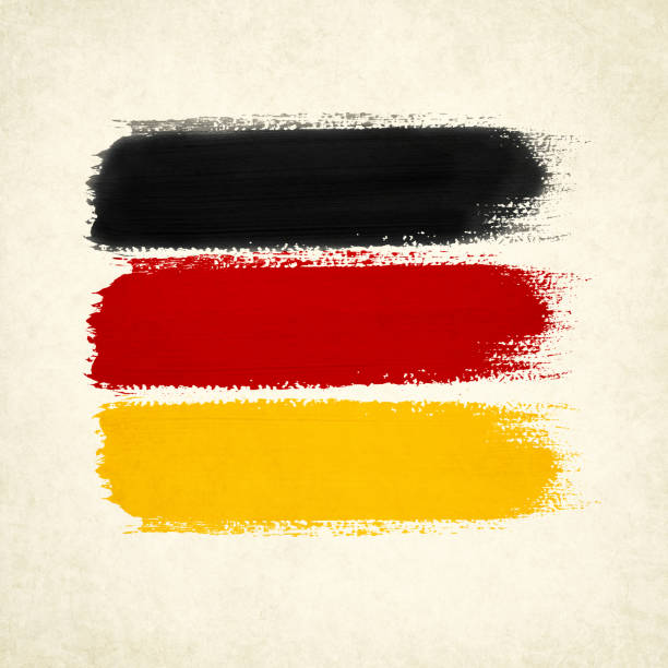 istock Germany flag with old texture grunge and vintage 688594230