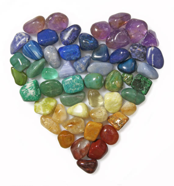 istock Chakra Heart Tumbled Stones 688608484