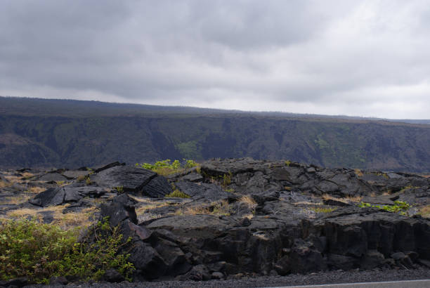 istock Volcanic area in Hawaii (Big Island) 688608680