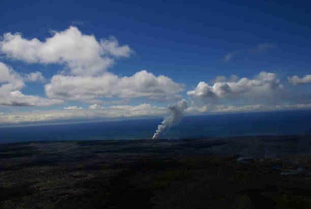 istock Volcanic area in Hawaii (Big Island) 688610062