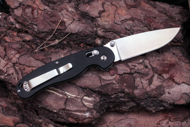 istock A quality knife made in China. Military knife. 688661112