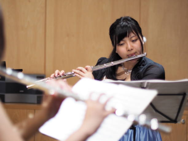 istock Woman Playing a Flute 688731076