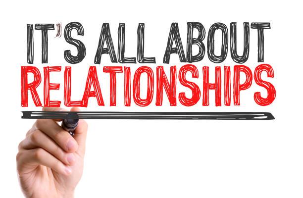 Its All About Relationships Hand writing the text: Its All About Relationships business relationship stock pictures, royalty-free photos & images