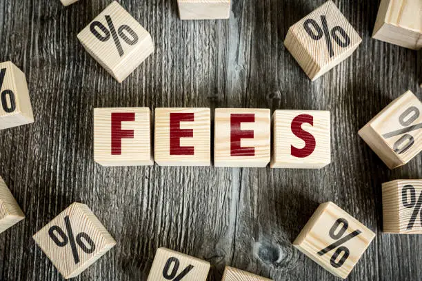 Photo of Fees sign