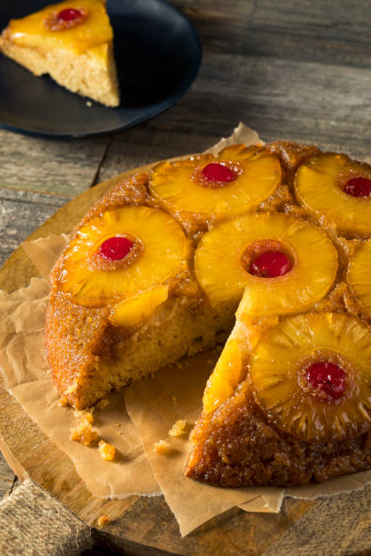 istock Sweet Homemade Pineapple Upside Down Cake 688744972