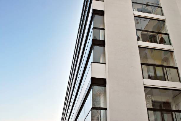 istock Modern apartment buildings exteriors 688745898