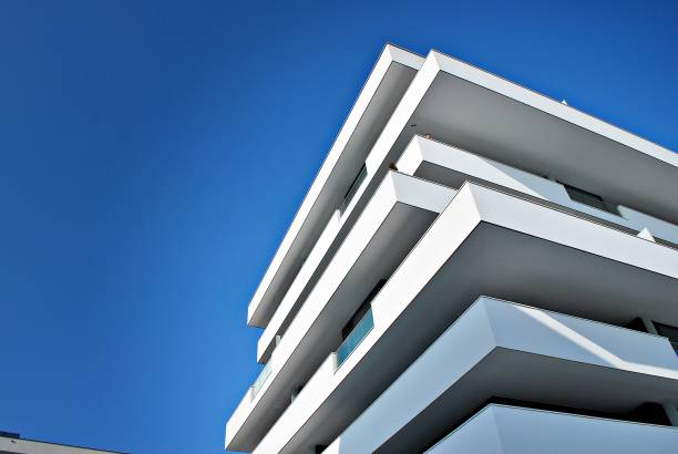 istock Modern apartment buildings exteriors 688748982