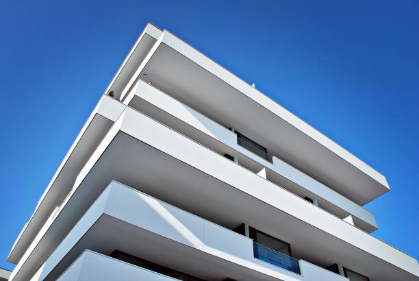 istock Modern apartment buildings exteriors 688751328