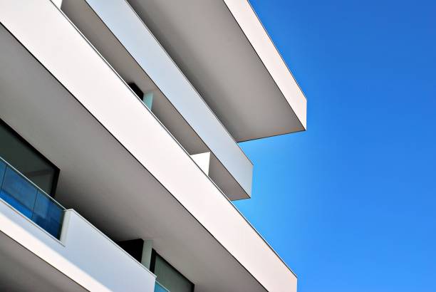 istock Modern apartment buildings exteriors 688754494