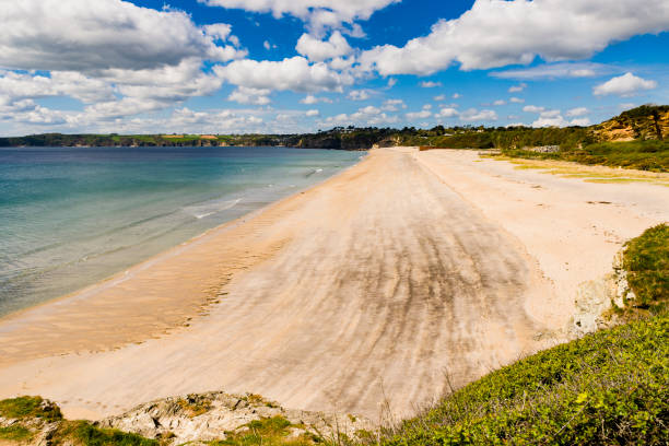 istock Carlyon Bay bathed in late morning sunlight in Mid April 688756280