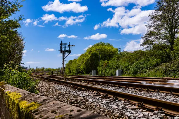 Par to Plymouth and Newquay trainline in glorious spring weather.