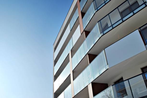 istock Modern apartment buildings exteriors 688761698