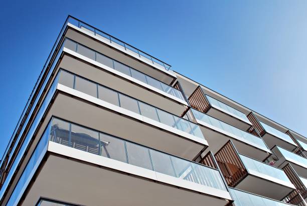 istock Modern apartment buildings exteriors 688762026