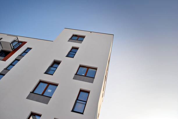 istock Modern apartment buildings exteriors 688764930
