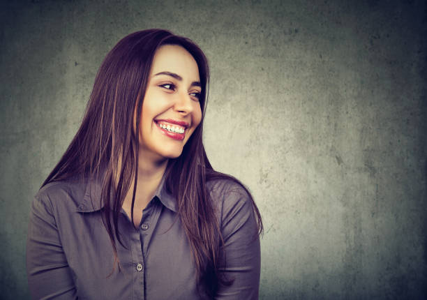 istock Happy girl laughing 688776522