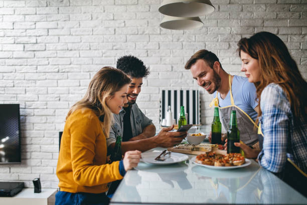 istock Lunch and fun with friends 688790124