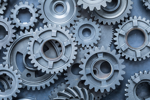 Cog Bitmap Cog Background Stock Photo - Download Image Now - Backgrounds, Gear ...