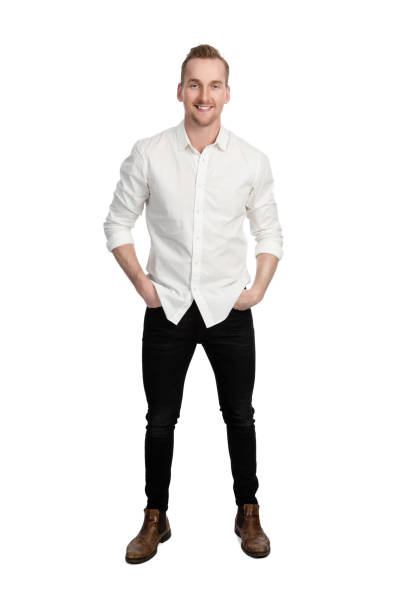 istock Blonde attractive man in shirt 688797672
