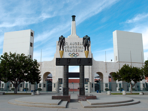 LOS ANGELES - JANUARY 21: Memorial Coliseum is site of many landmark events including two summer Olympics the latest in 1984. The landmark building may become obsolete due to safety issues. January 21, 2014, Los Angeles