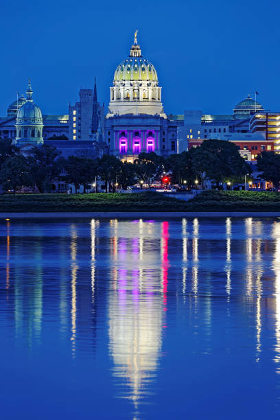 istock Harrisburg Pennsylvania at Night 688814630