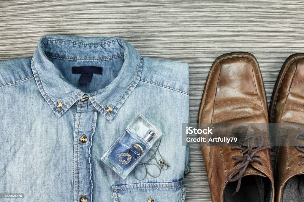 Passed grandmother Settle Men Fashion Smart And Casual Outfits Blue Jeans Shirt Leather Shoes Perfume Necklaces Ring Stock Photo - Download Image Now - iStock Passed grandmother Settle Men Fashion Smart And Casual Outfits Blue Jeans Shirt Leather Shoes Perfume Necklaces Ring Stock Photo - Download Image Now - iStock