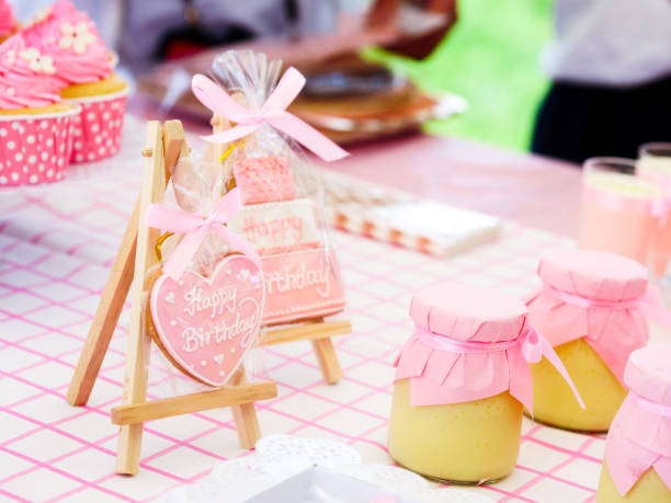 istock drink and sweet food on table 688827808