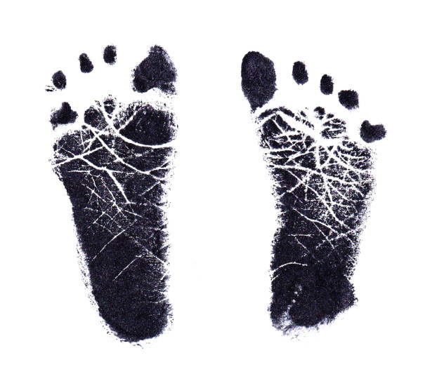 footprint - starting at the bottom imagens e fotografias de stock