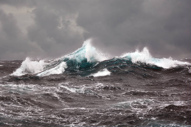 Sea wave stock photo