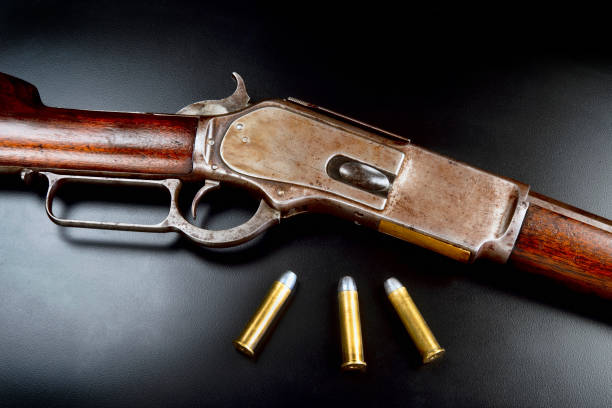 istock Antique Lever Action Rifle. 688868112