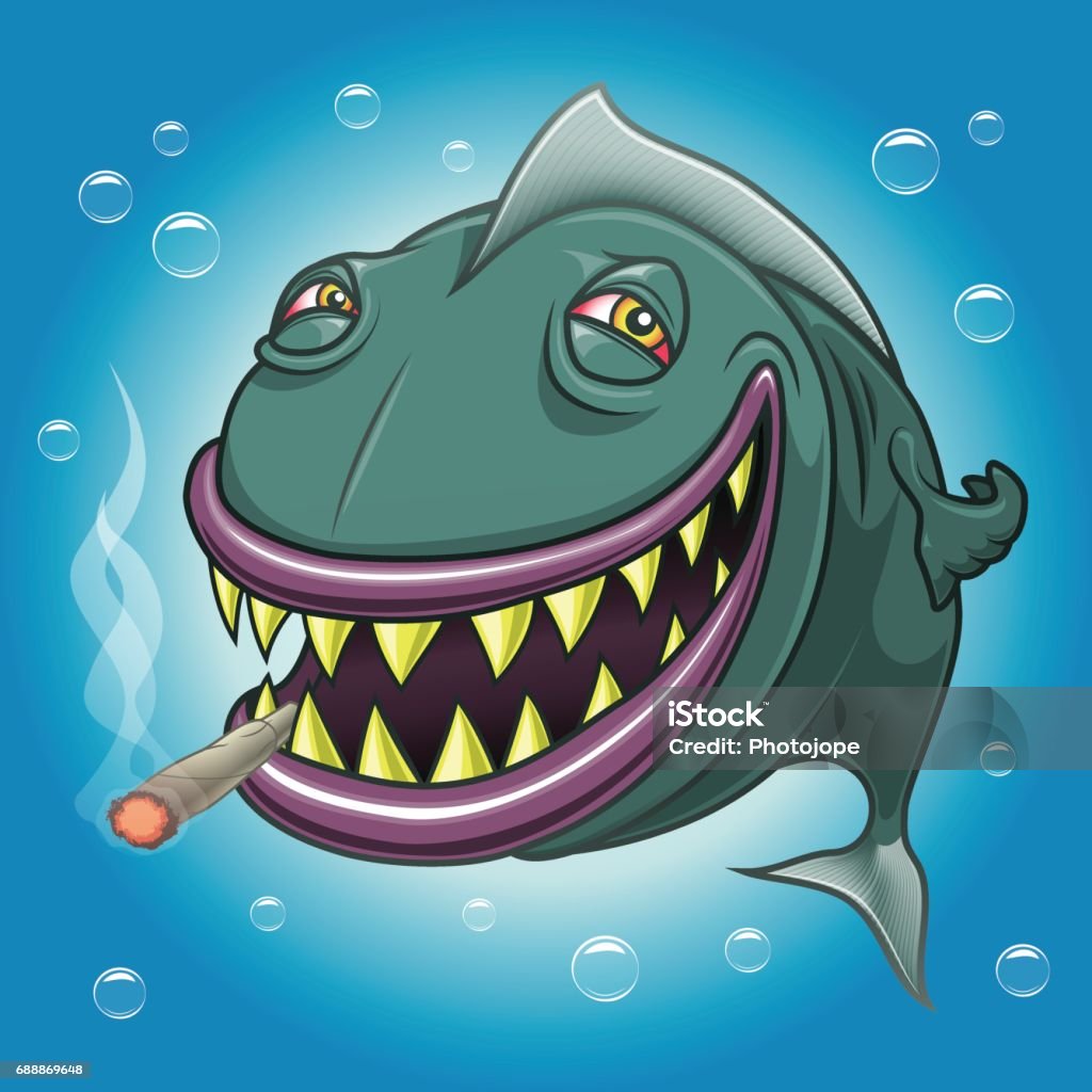 Ilustración de Sonrientes De Dibujos Animados Peces Fumar Marihuana y más Vectores Libres de Derechos de Pez - iStock Ilustración de Sonrientes De Dibujos Animados Peces Fumar Marihuana y más Vectores Libres de Derechos de Pez - iStock