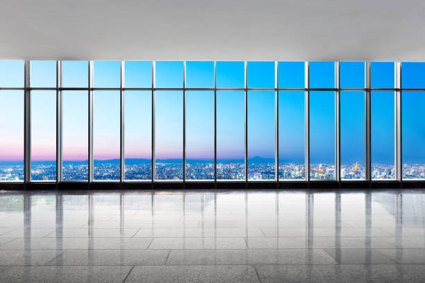istock emtpy office on cityscape of modern city 688874902