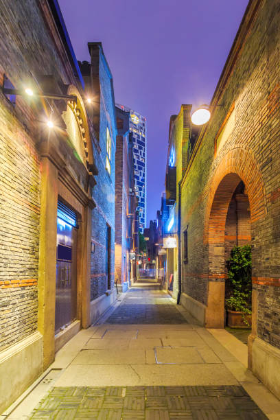 istock Shanghai Shikumen old building facade 688889684
