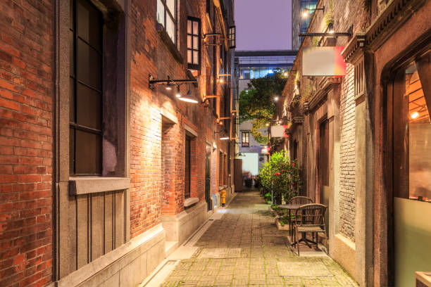 istock Shanghai Shikumen old building facade 688892036