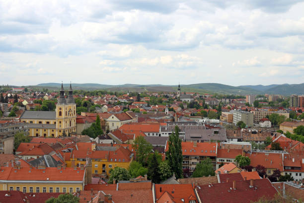 istock old buildings and churches Eger Hungary 688905408