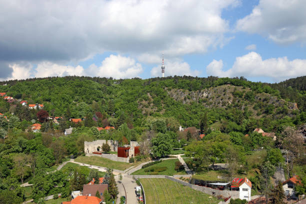 istock tv tower on hill landscape Pecs Hungary 688907756