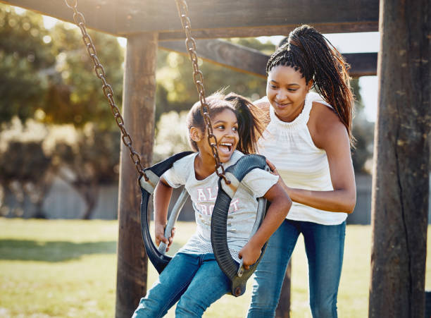 istock The park is where they have the most fun together 688911474