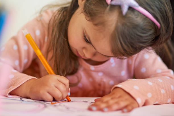 istock Colouring in is her favourite hobby 688918078