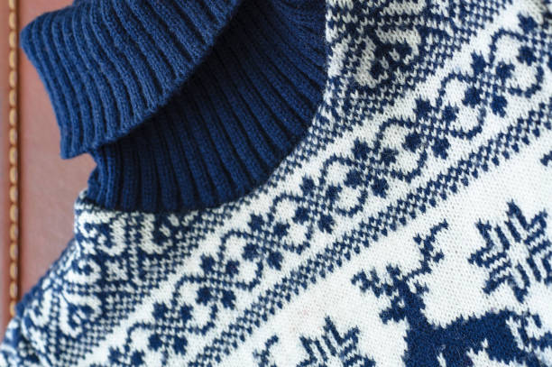 Detail Of Woolen Design Sweater Stock Photo - Download Image Now -  Abstract, Art And Craft, Arts Culture and Entertainment - iStock