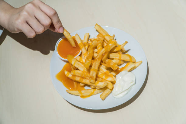 istock French fries and ketchup at the restaurant 688948842