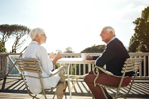 istock Basking in a carefree retirement together 688949116