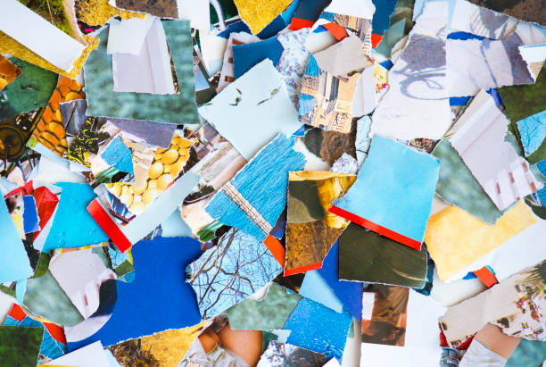 istock Ragged pages of the magazine, background or texture 688959970