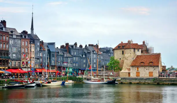 Honfleur harbor, Normandy, France